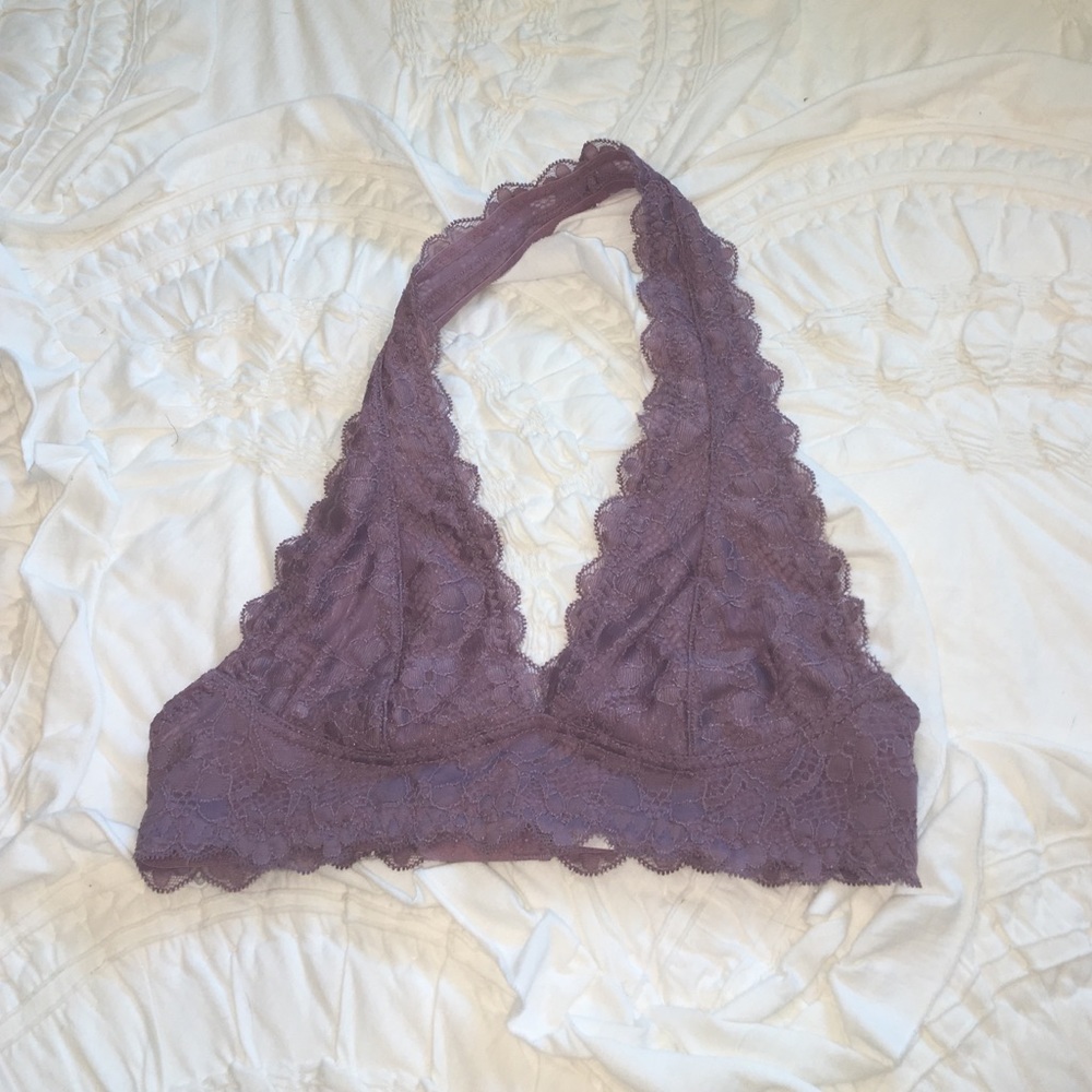 Free People Galloon Lace Halter Bra